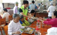 영광우체국 ‘노인복지센터 찾아 사랑의 배식봉사’