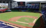 [포토]호세 페르난데스 사망 소식에 야구경기 취소…텅 빈 경기장
