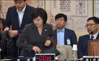 [포토]국감 출석하는 조윤선 장관