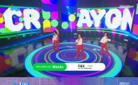 '음악중심' 헬멧 벗은 크레용팝 '두둠칫', 중독성은 그대로