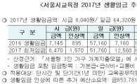 서울교육청, 내년도 비정규직 월급 168만원 보장