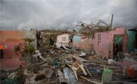 [포토]허리케인 '매슈' 휩쓸고 간 아이티, 폐허만 남아 