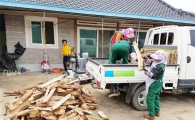 곡성군, 버려진 간벌재로 따뜻한 사랑 나눔 실천