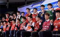 [포토]파이팅 외치는 2016 KBL 신인 선수들
