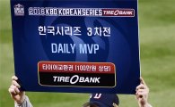 [포토]보우덴, 'KS 3차전 MVP'