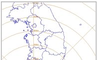 제주시 동쪽 32㎞ 지역 규모 2.4 지진 발생