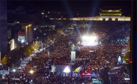 [11·12 촛불집회]사상 최대 100만 촛불…분노 행진은 평화로웠다(상보)