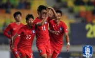 '엄원상 결승골' 한국, 나이지리아 3-0 완파 '수원컵 우승'