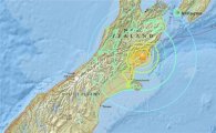 뉴질랜드 강도 7.8 지진 발생, 2m 쓰나미 파도 남섬 덮쳐