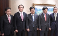 [포토]시중은행장 만나는 이주열 총재