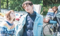 '역도요정 김복주' 남주혁 등에 찰싹 붙은 이성경, 잡지 화보 포스