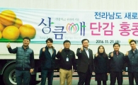 전남농협, 단감 홍콩 첫 수출길에 올라