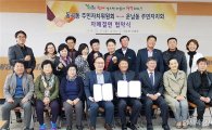 광주시 광산구 동곡·운남동 주민자치회 자매결연