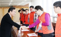 [포토]이낙연 전남지사, 전남도청공무원노동조합과 단체교섭 상견례 