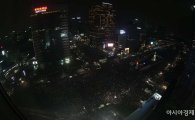 [11·26 촛불집회]8시 촛불 일제소등…서울 130만·전국 160만명 역대 최대(종합2보)