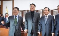 [포토]박지원 원내대표만 '파이팅'