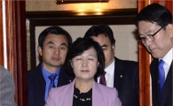 [포토]눈 감은 추미애 대표