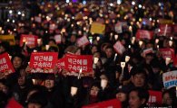 232만 촛불, 시민들의 분노 횃불까지 등장 "박근혜 퇴진"