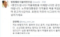 정청래, 강연재 국민의당 부대변인에 "그냥 사과하고 넘어가라" 조언
