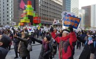 '박사모' 탄핵무효 집회 개최, "대한민국은 전시상태" 행진