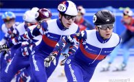 [포토]안현수, '러시아 대표팀 선두에서'