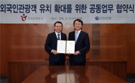 신한은행-한국관광공사, '외국인 관광객 유치 확대' 업무협약 체결