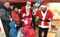 [포토]나진구 중랑구청장, 산타 변신