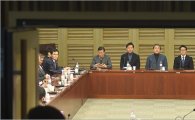 [포토]새누리 원외위원장-개혁보수신당 간담회