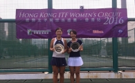 테니스 박상희, 홍콩 여자서키트 복식 우승