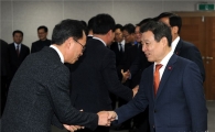 [포토]간부공무원 신년 하례회하는 윤장현 광주시장