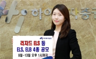 하이투자증권, 리자드 스텝다운형 등 ELS 3종, ELB 1종 공모