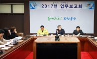 곡성군, 2017년 부서별 역점사업 추진 업무보고회 개최