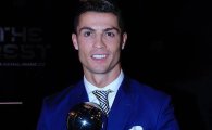 호날두, FIFA 올해의 선수상 수상 "2016년은 최고의 한해"(종합)