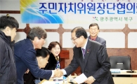 [포토]광주 북구, 주민자치위원장단 협의회 개최
