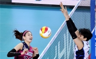 [포토]김희진, '짜릿한 블로킹 득점'