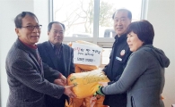 김재기 장흥군 장동면번영회장, 취임식에 받은 ‘사랑의 쌀’기탁