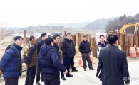 곡성군, 2017년 첫 이동군수실 옥과면에서 시작 ‘재해예방사업장’ 현장점검