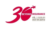 AIA생명, 한국 진출 30주년 기념 슬로건·로고 제작