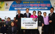 양기대시장 광명동굴 수익금 일부 '광주나눔의집'에 전달