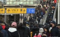 [포토]귀경객으로 붐비는 서울역