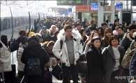 [포토]연휴 끝, 북적이는 서울역