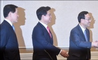 [포토]한자리에 모인 4당 원내대표