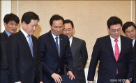 [포토]한자리에 모인 4당 원내대표
