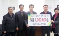 보성군 조성면, 각종 행정평가 시상금 보성군장학재단 기탁