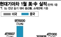 현대기아차, 美·中서 1월 판매 희비 엇갈린 이유는