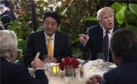 트럼프, 아베와 긴밀한 교감…미중 회담 뒤 통화