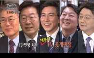 '대선주자 국민면접', "대선후보 앉혀놓고 예능" 비난에도 첫방송 시청률 1위