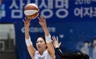 [포토]3점슛 시도하는 KB 강아정