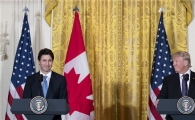 트뤼도 만난 트럼프 "문제는 멕시코…캐나다 관계 견실"