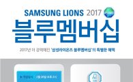 삼성라이온즈, 20일부터 블루회원 모집
